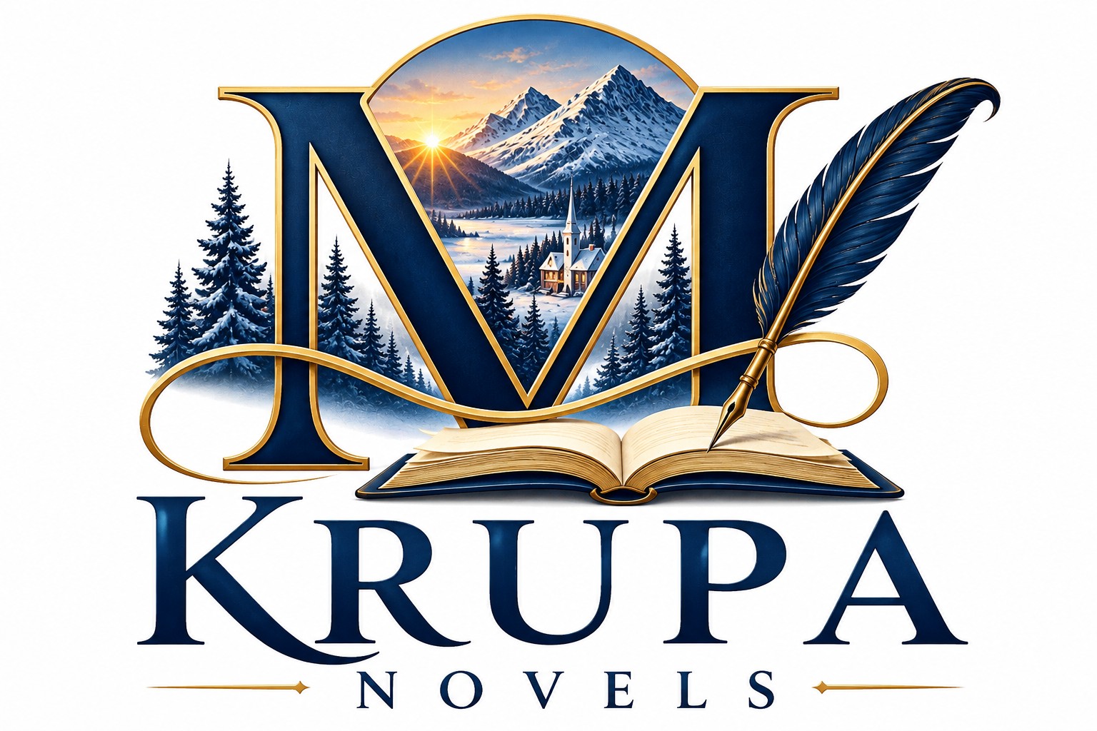 M Krupa Novels logo